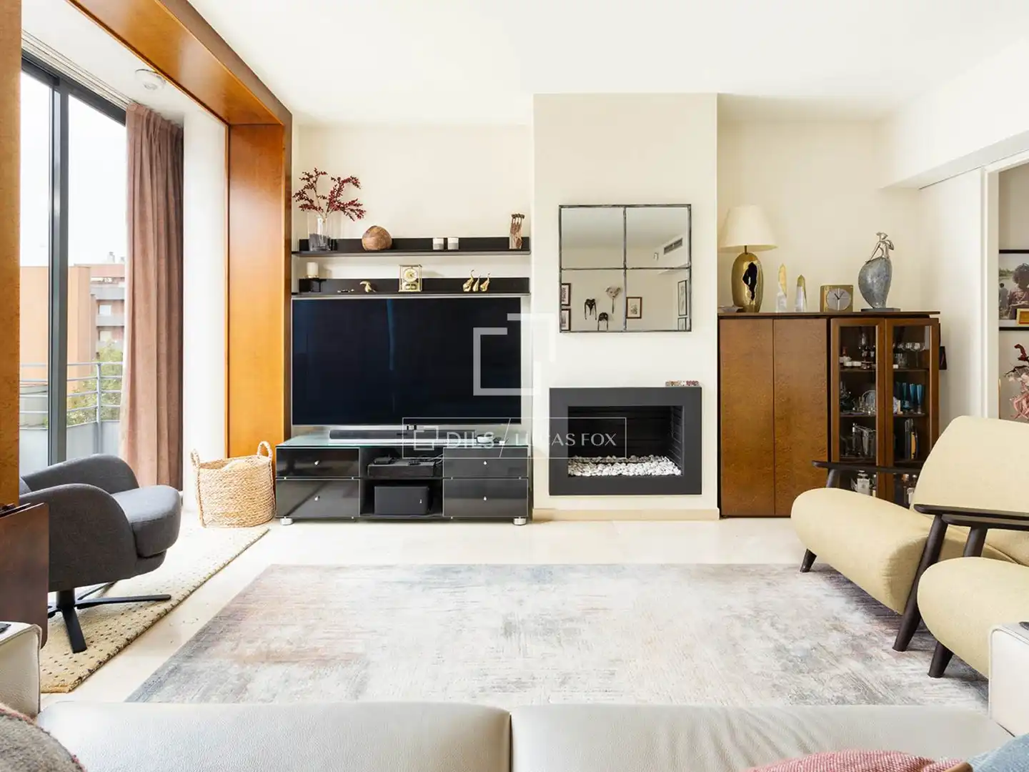 Sala d'estar de Àtic en venda en Barcelona amb Aire condicionat, Calefacció i Terrassa