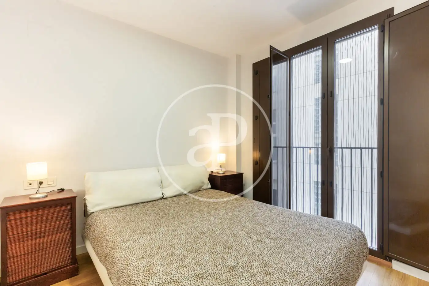 Bedroom of Flat for rent in Valencia  with Air Conditioner, Heating and Furnished