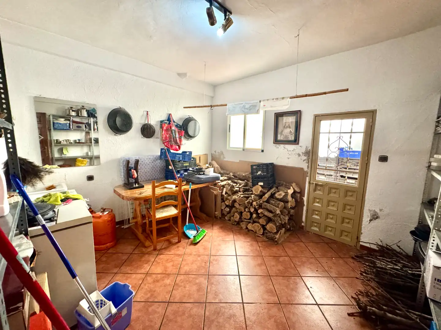 Cuina de Casa o xalet en venda en Pórtugos amb Calefacció, Terrassa i Traster