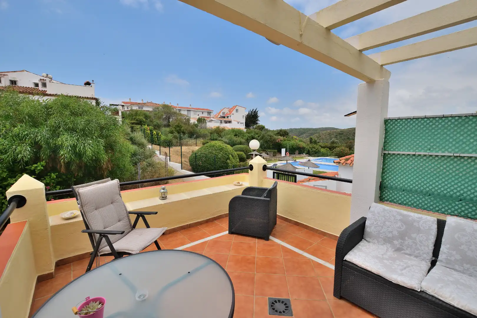 Terrace of Detached homes for sale in Manilva  with Air Conditioner, Private garden and Terrace