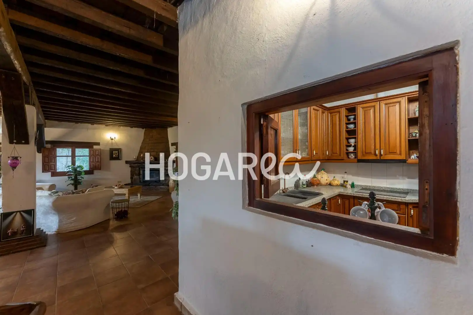 Cocina de Finca rústica en venta en Alcaucín con Jardín privado, Terraza y Piscina