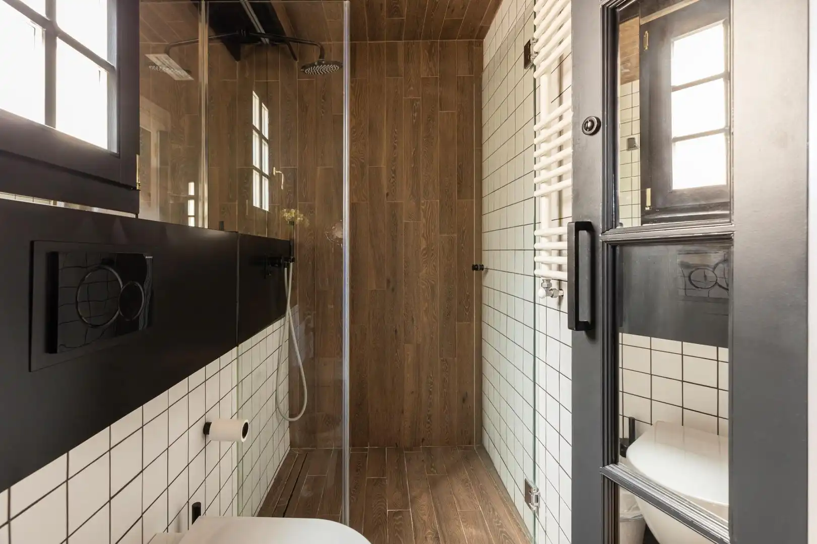 Baño de Ático en venta en Barcelona con Aire acondicionado, Calefacción y Parquet