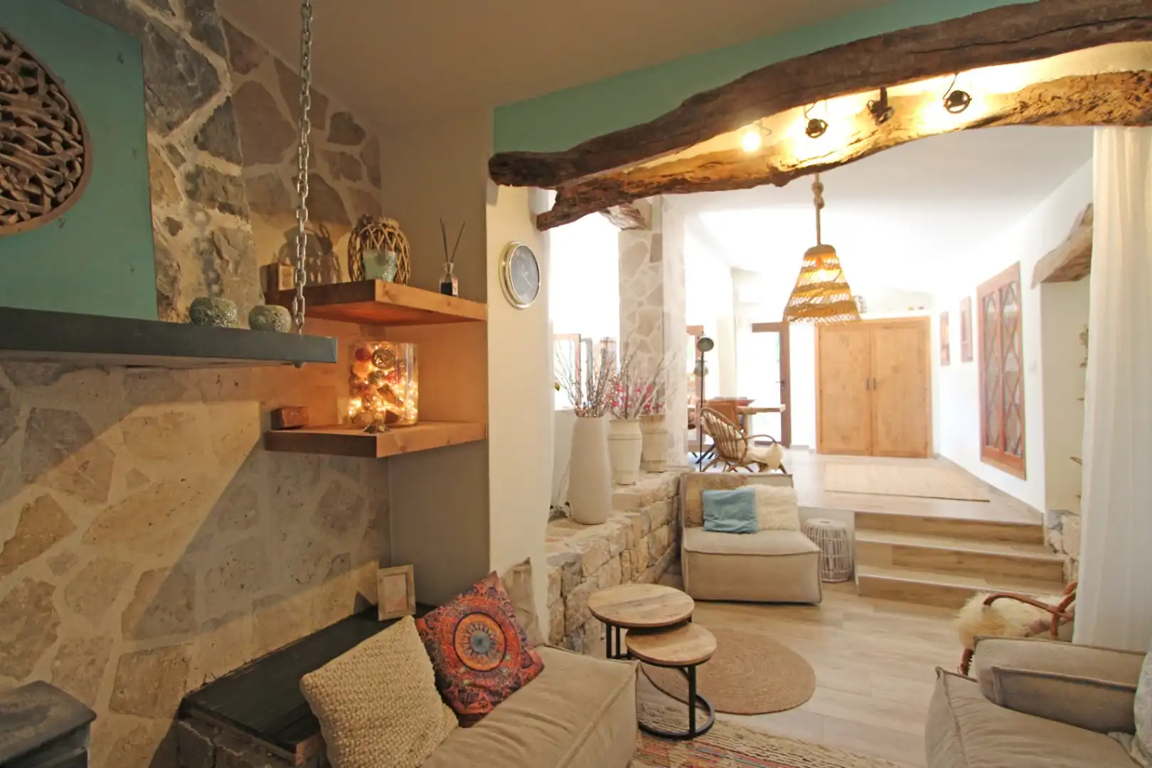 Sala de estar de Casa o chalet en venta en Alcalalí con Aire acondicionado, Calefacción y Jardín privado