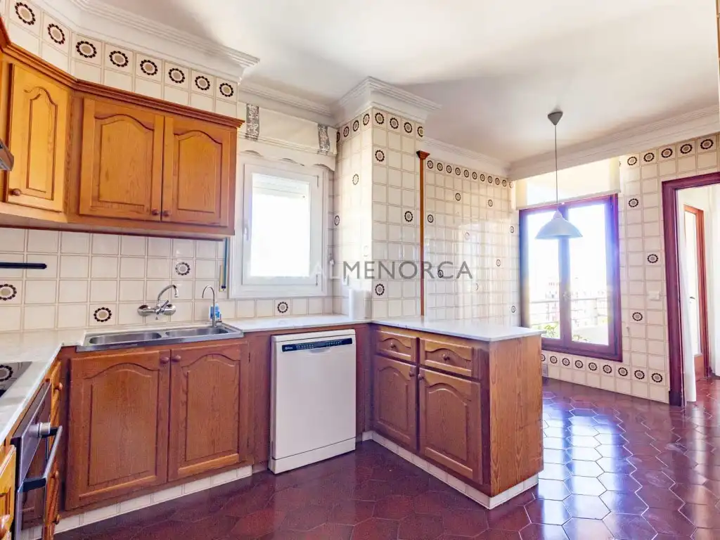 Cocina de Piso en venta en Maó - Mahón con Terraza y Balcón