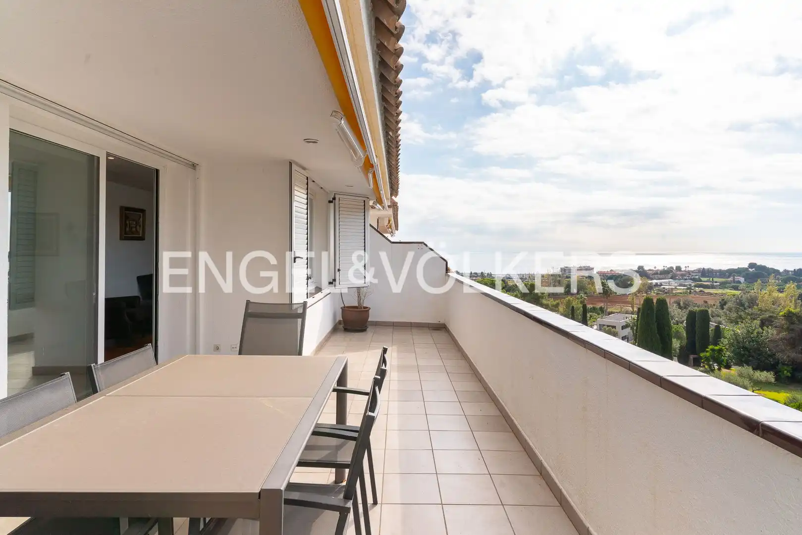 Terrasse von Wohnung zum Verkauf in Sant Vicenç de Montalt mit Heizung, Terrasse und Balkon