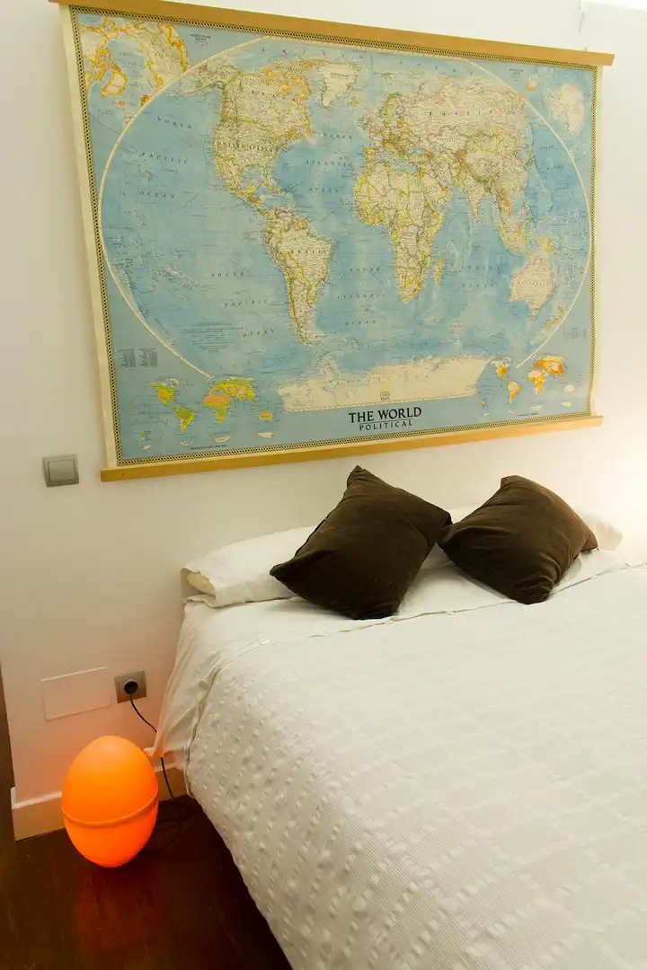 Bedroom of Flat for rent in Madrid  with Air Conditioner, Heating and Furnished