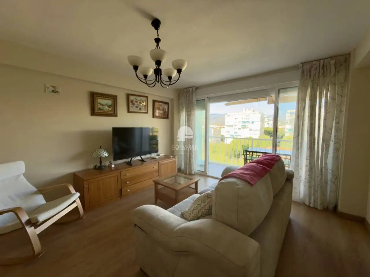Living room of Flat for rent in Vélez-Málaga  with Terrace and Furnished