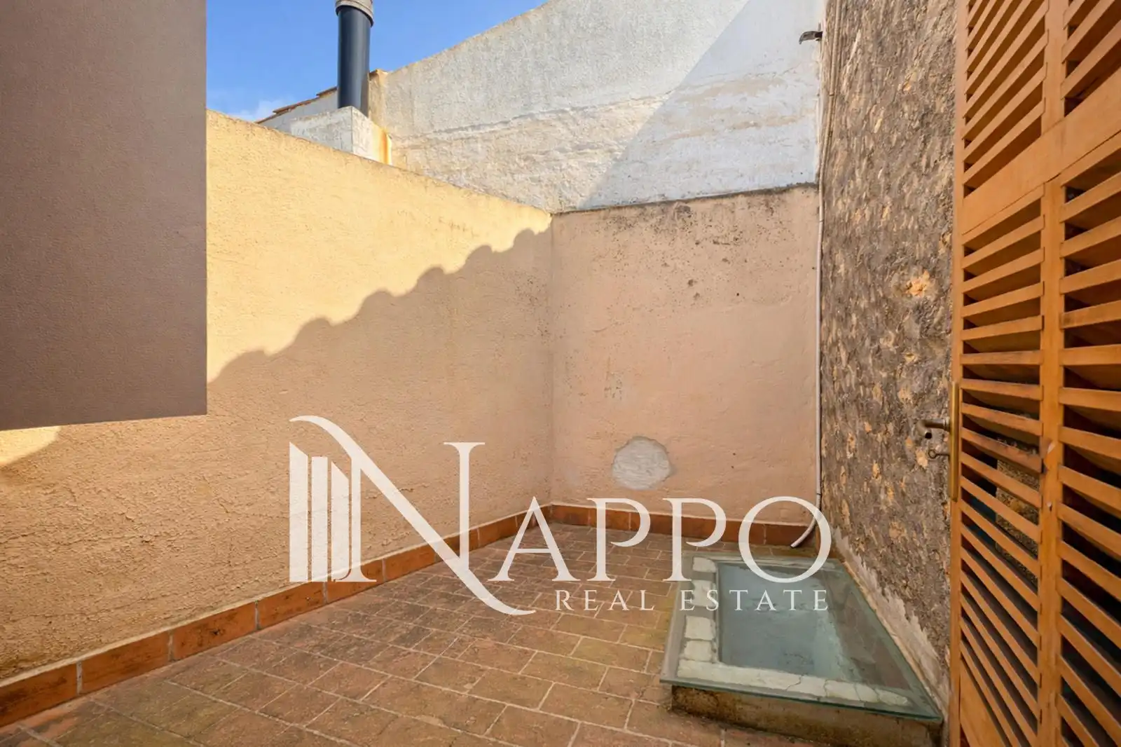 Terraza de Casa adosada en venta en  Palma de Mallorca con Aire acondicionado, Calefacción y Jardín privado