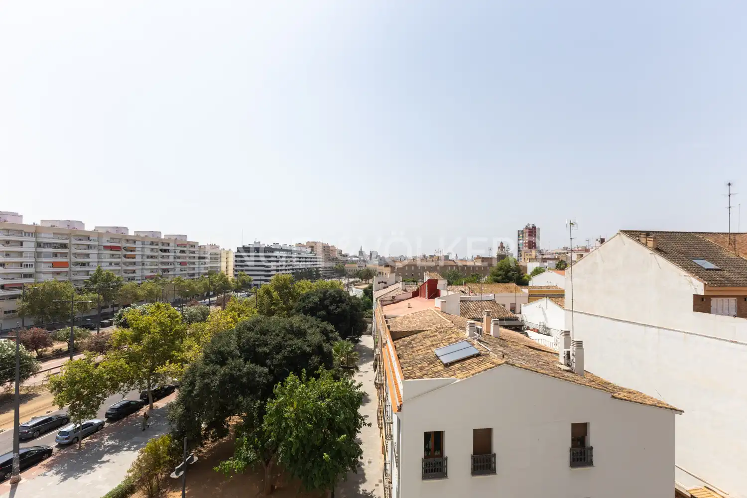 Vista exterior de Àtic de lloguer en Valencia amb Aire condicionat, Calefacció i Parquet
