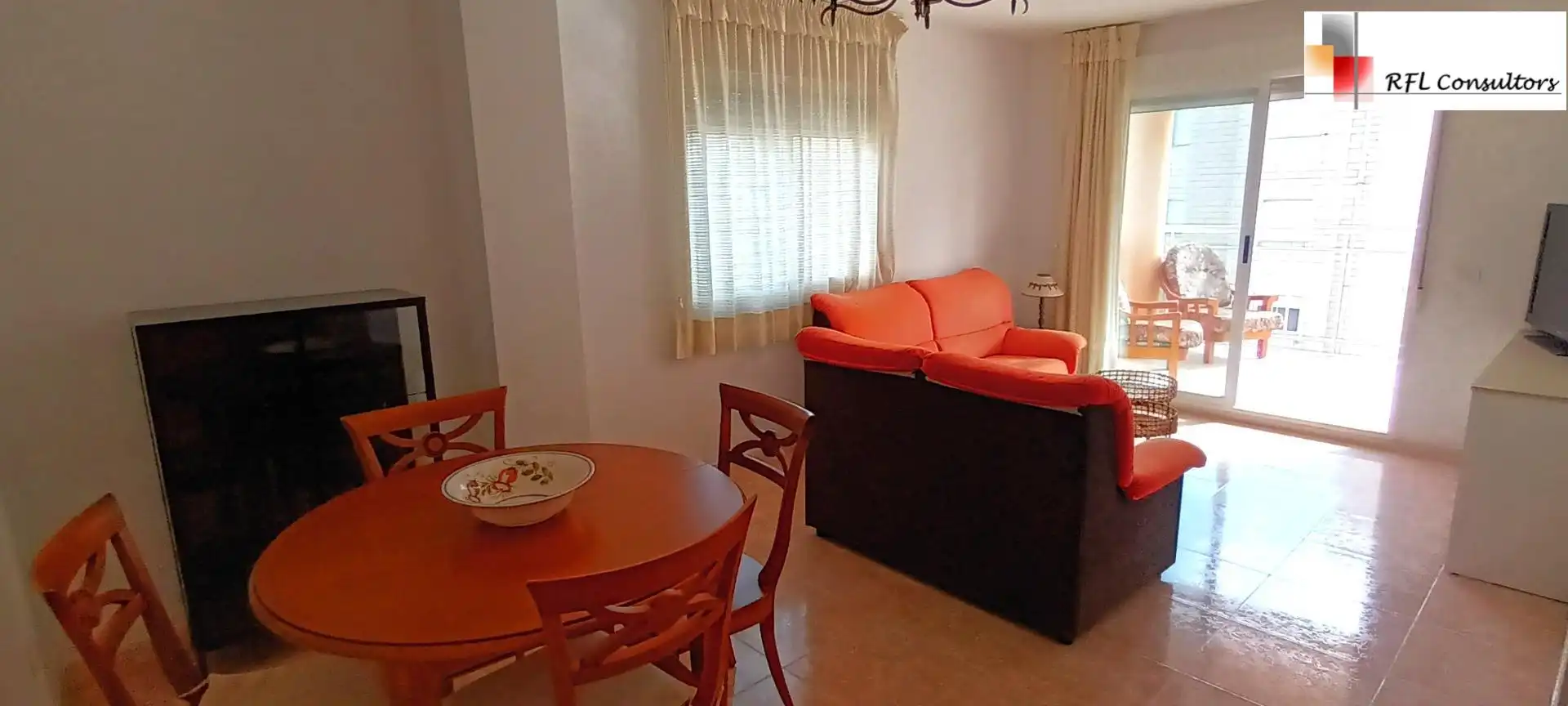 Schlafzimmer von Wohnungen zur Miete in Torreblanca mit Klimaanlage, Privatgarten und Terrasse