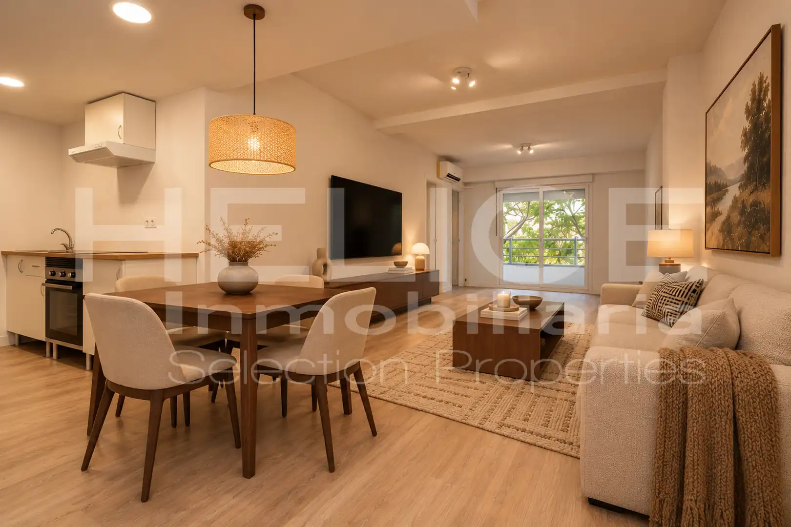 Sala de estar de Piso en venta en Paterna con Aire acondicionado, Calefacción y Parquet