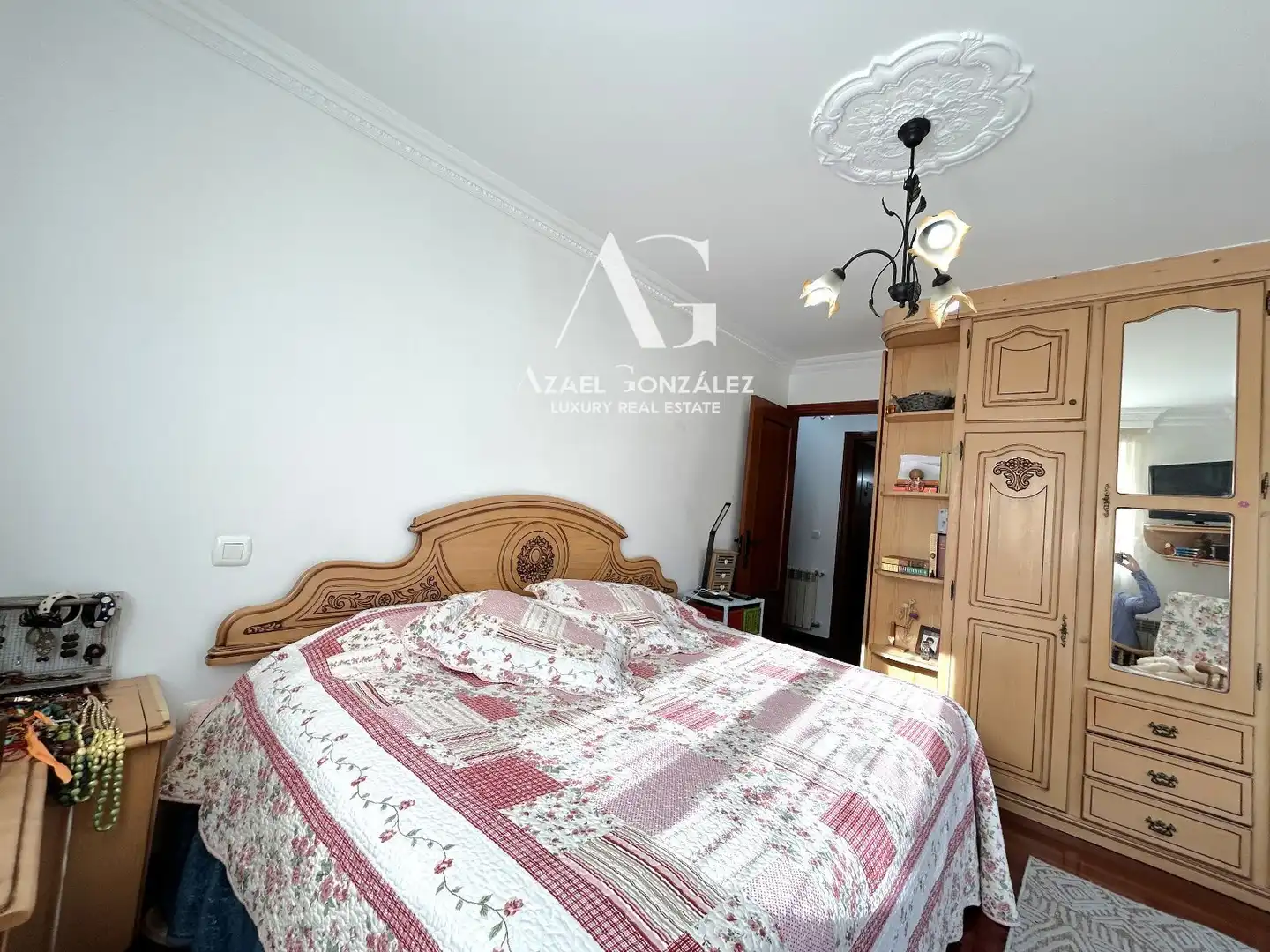 Schlafzimmer von Wohnung zum Verkauf in Población de Campos mit Heizung und Möbliert