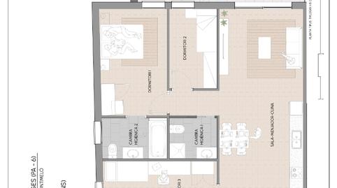 Foto 5 de Pis en venda a Carrer Sant Crist de la Grua, 41a, Montmeló, Barcelona