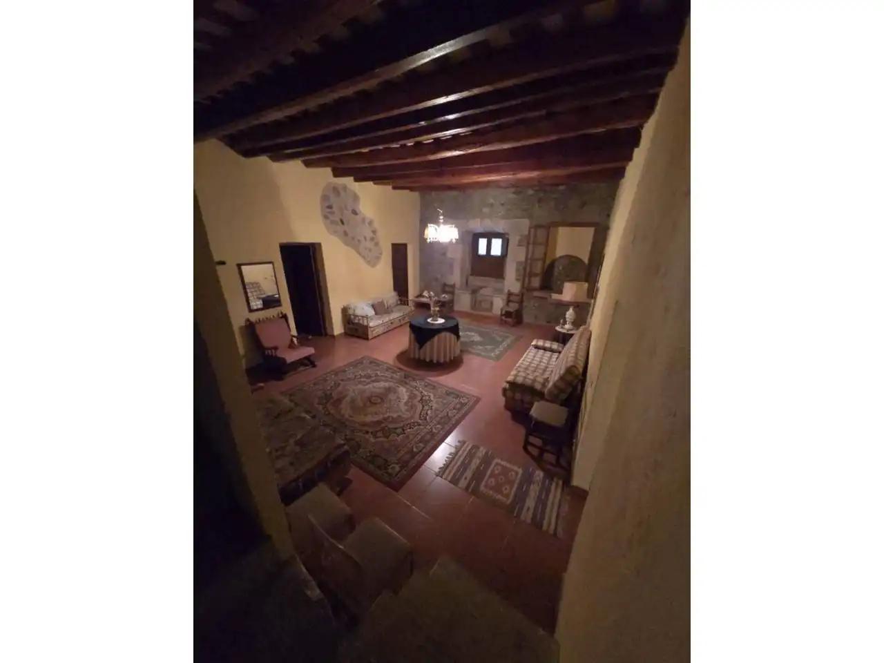 Sala d'estar de Casa o xalet en venda en Cervià de Ter amb Calefacció, Jardí privat i Terrassa