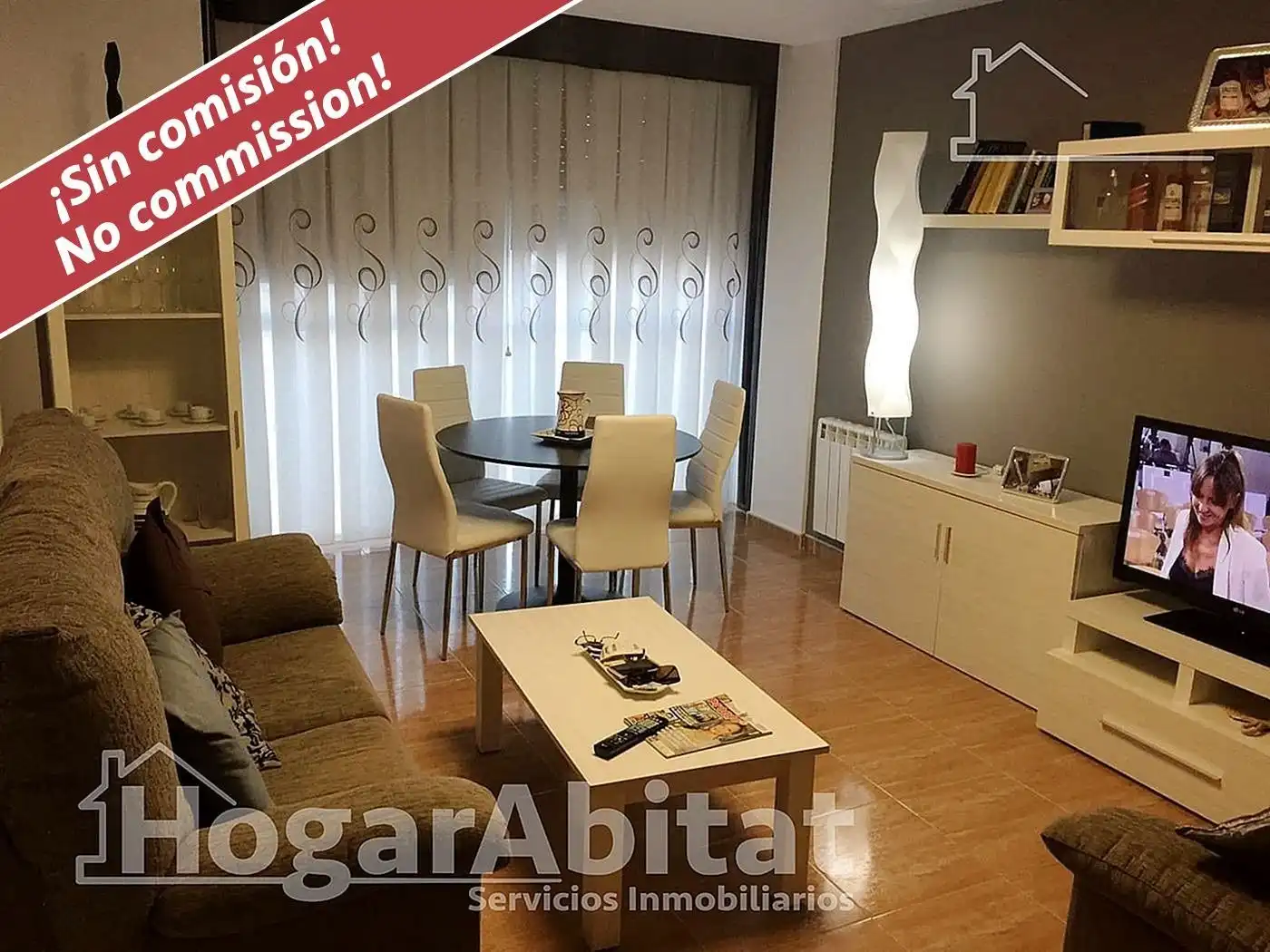 Living room of Flat for sale in Villarejo de Fuentes  with Heating and Furnished
