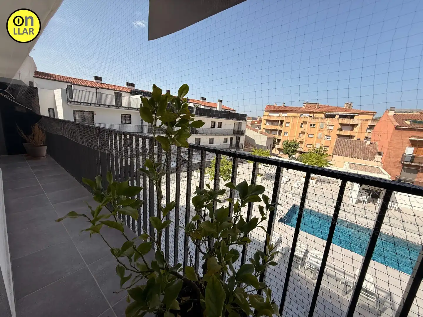 Terraza de Piso de alquiler en La Garriga con Parquet, Terraza y Trastero