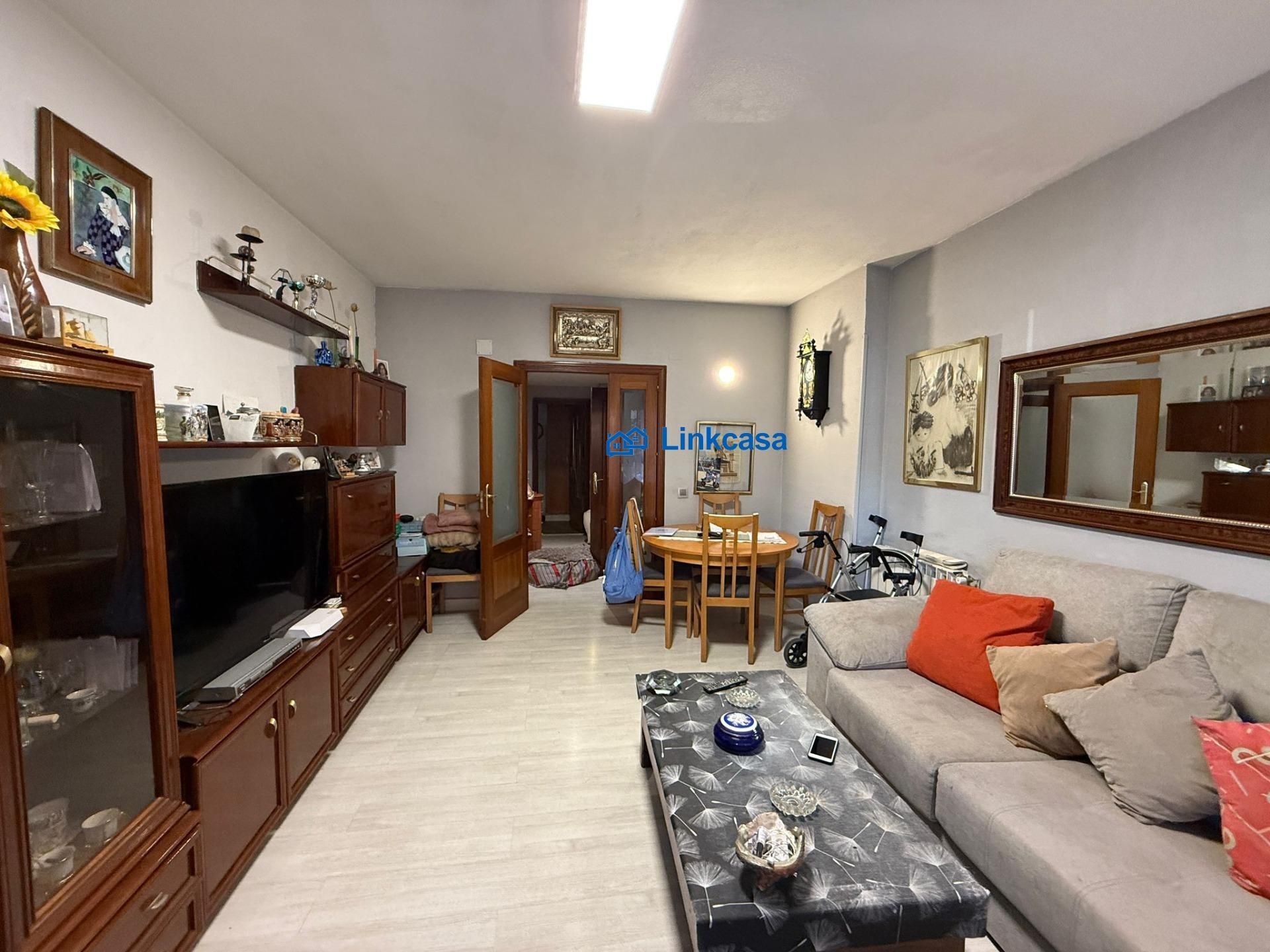 Living room of Flat for sale in  Madrid Capital  with Heating and Terrace
