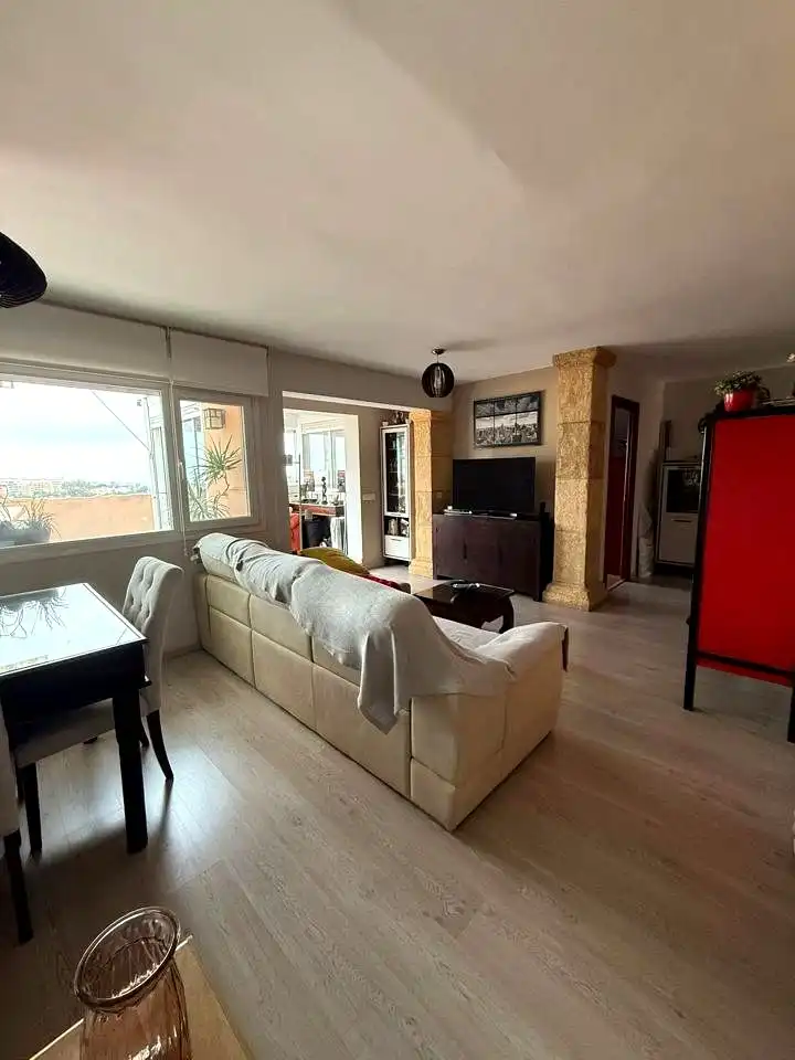 Sala de estar de Ático en venta en Benalmádena con Aire acondicionado y Terraza