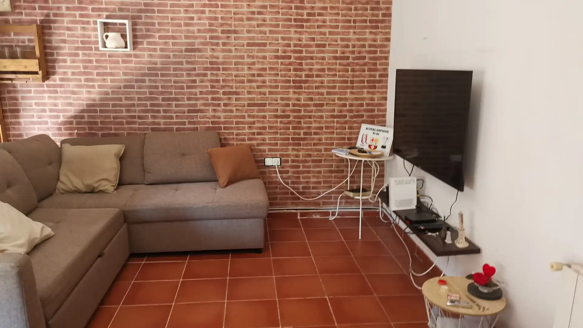 Sala d'estar de Pis en venda en Terrassa amb Calefacció, Balcó i Internet