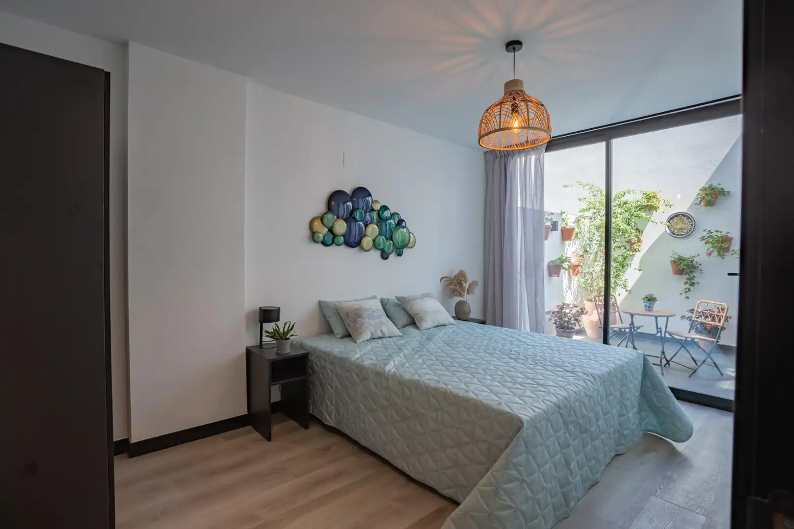 Dormitori de Apartament en venda en Mijas amb Aire condicionat, Calefacció i Jardí privat