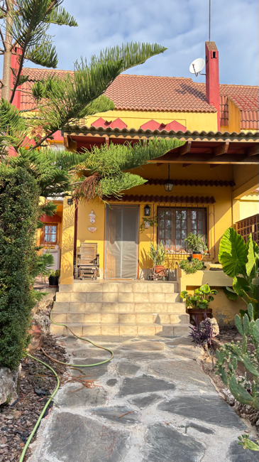 Vista exterior de Casa o xalet en venda en Torrent amb Aire condicionat, Jardí privat i Moblat