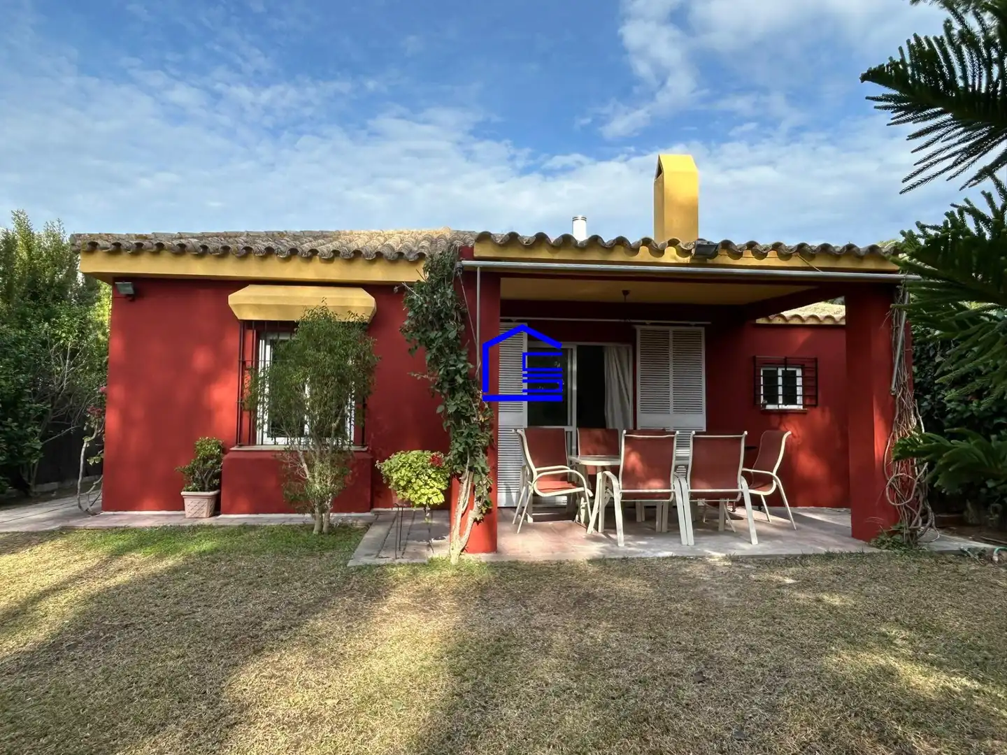 Jardín de Casa o chalet de alquiler en El Puerto de Santa María con Aire acondicionado, Calefacción y Jardín privado