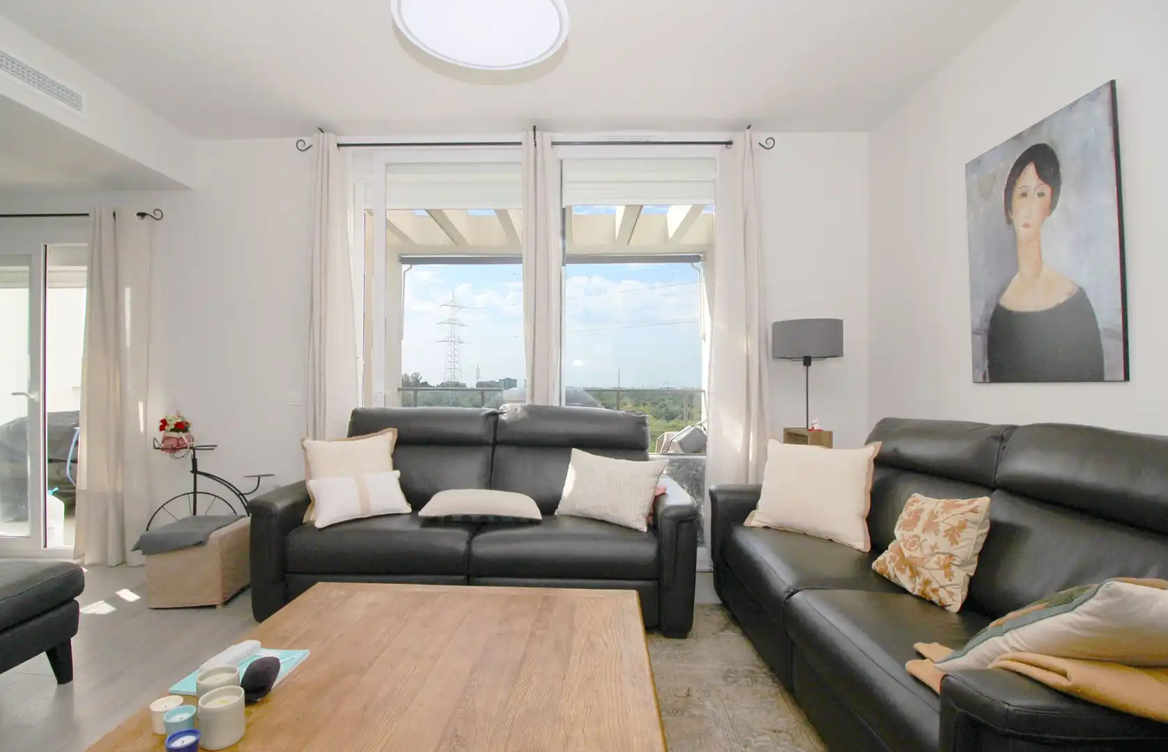 Living room of Attic for sale in Málaga  with Terrace, Storage room and Community pool