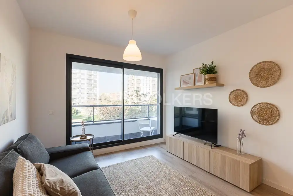 Balcony of Flat for rent in Valencia  with Air Conditioner, Heating and Parquet flooring