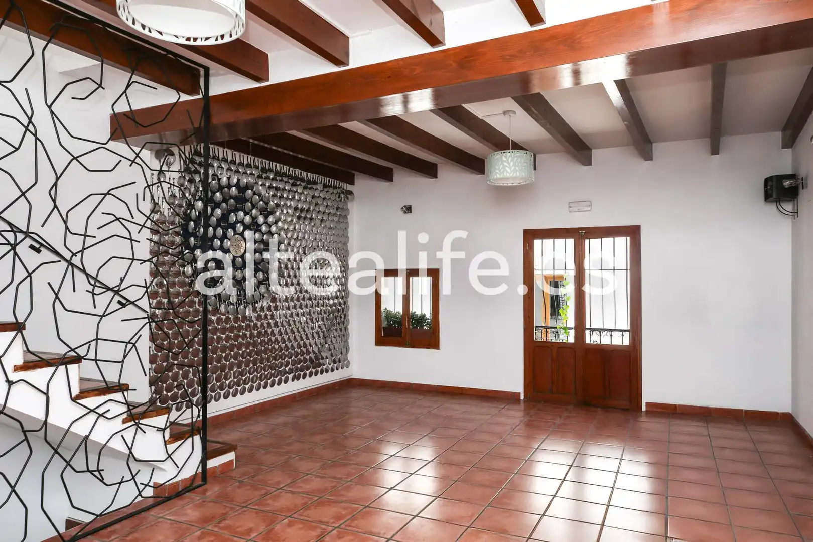 Sala de estar de Casa adosada en venta en Altea con Aire acondicionado, Terraza y Balcón