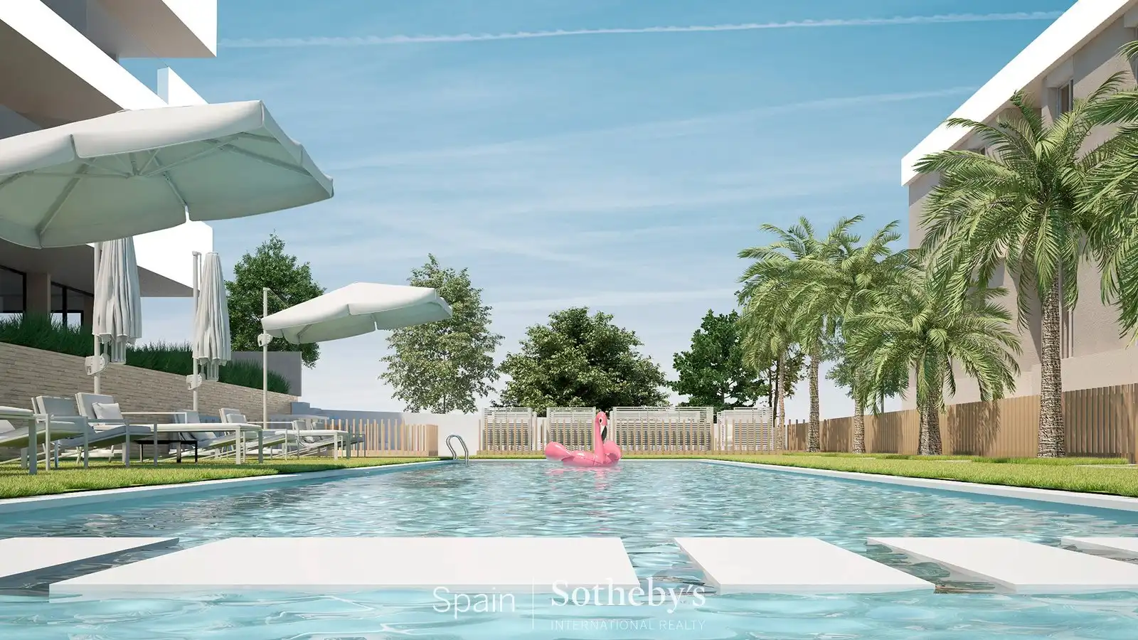 Piscina de Apartament en venda en La Oliva amb Aire condicionat, Calefacció i Jardí privat