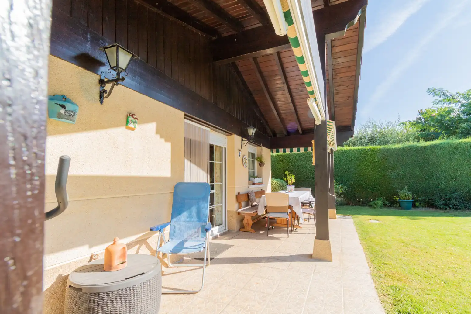 Jardín de Casa o chalet en venta en Ayegui / Aiegi con Calefacción, Trastero y Piscina