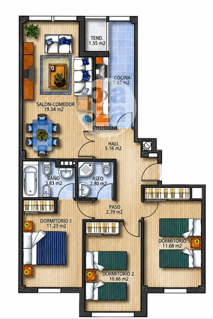 Piso en venta en Burgos con Calefacción, Terraza y Trastero