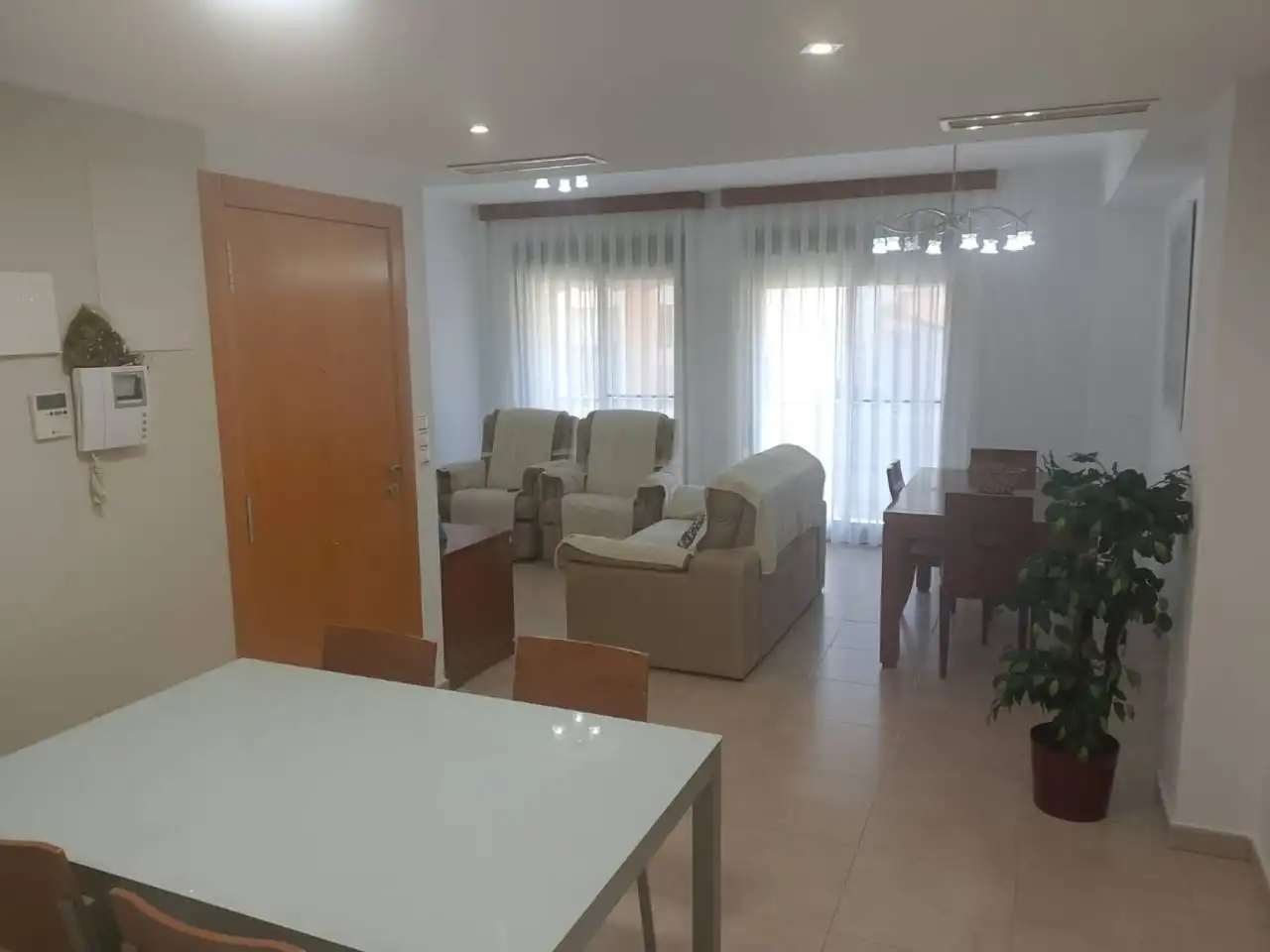 Wohnzimmer von Wohnung zum Verkauf in Simat de la Valldigna mit Klimaanlage, Heizung und Terrasse