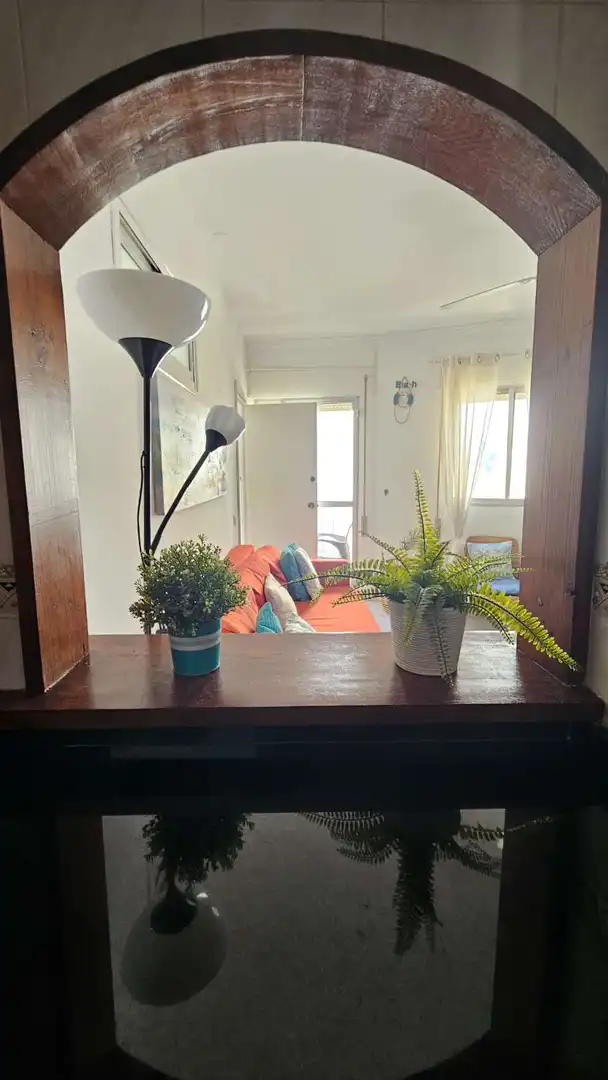 Sala d'estar de Apartament de lloguer en Torremolinos amb Aire condicionat, Calefacció i Terrassa