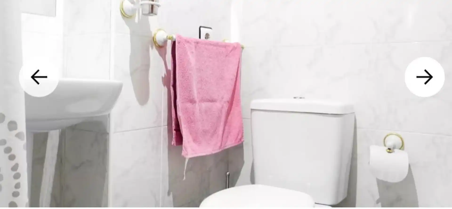 Badezimmer von Wohnung zur untervermieten in Sevilla mit Klimaanlage, Heizung und Privatgarten