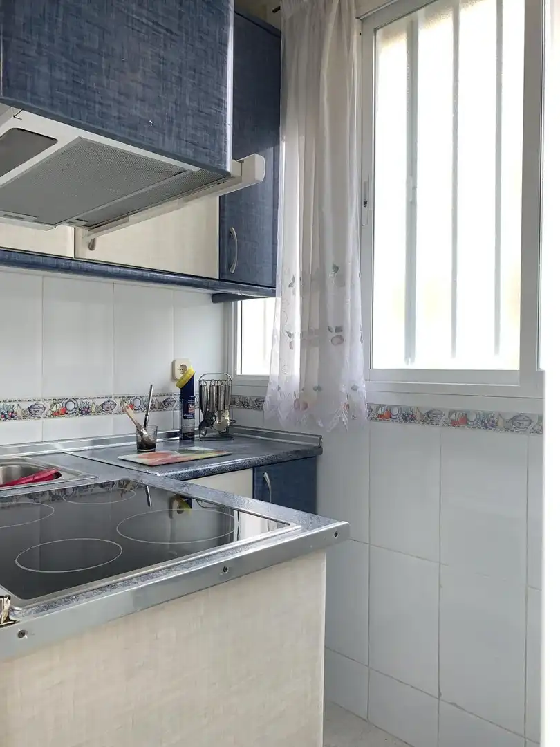Cuina de Planta baixa de lloguer en Madrid amb Calefacció i Moblat
