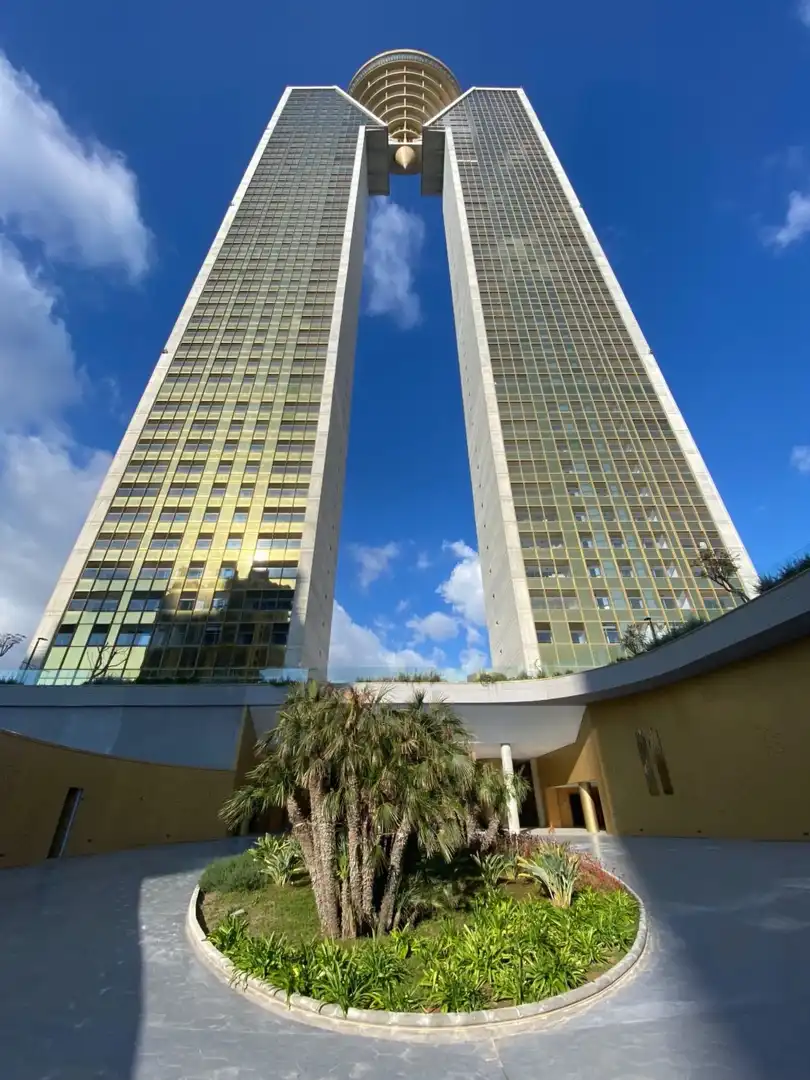 Vista exterior de Apartamento de alquiler en Benidorm con Aire acondicionado, Terraza y Amueblado