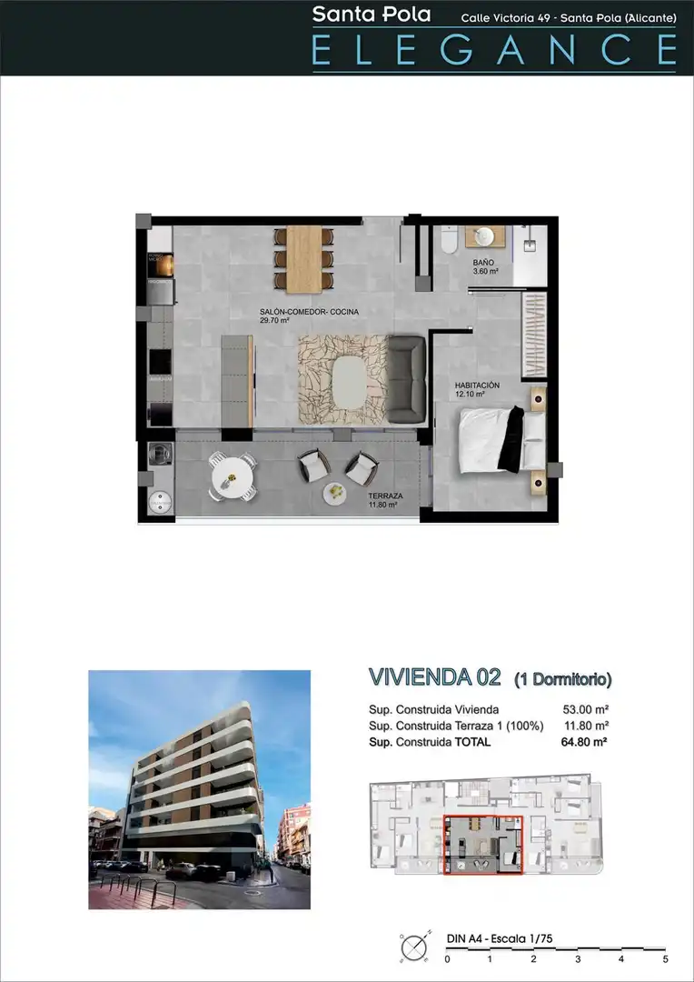 Appartamento con ascensore in vendita a Victoria 47, imagen 12