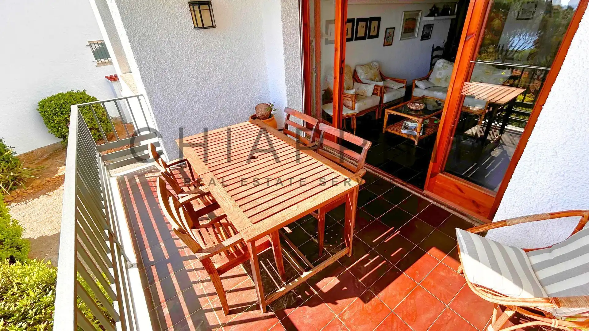 Terraza de Apartamento en venta en Palafrugell con Terraza y Piscina comunitaria