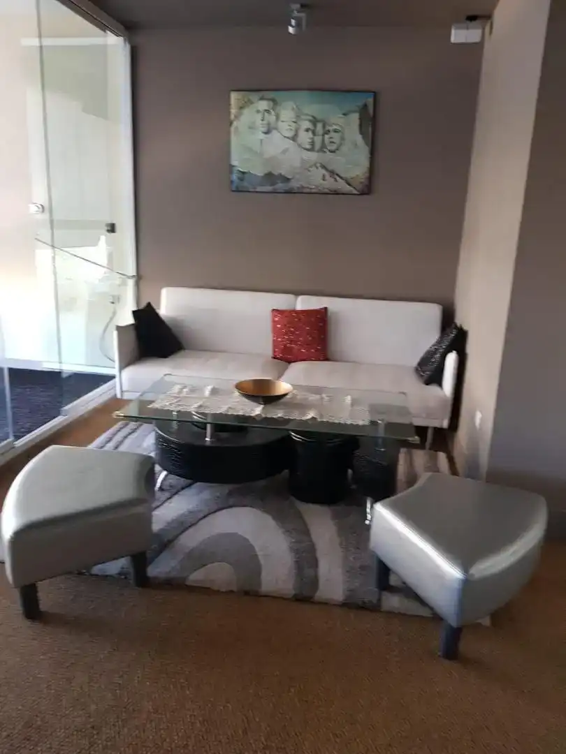 Wohnzimmer von Dachboden zur Miete in Jávea / Xàbia mit Klimaanlage, Schwimmbad und Balkon