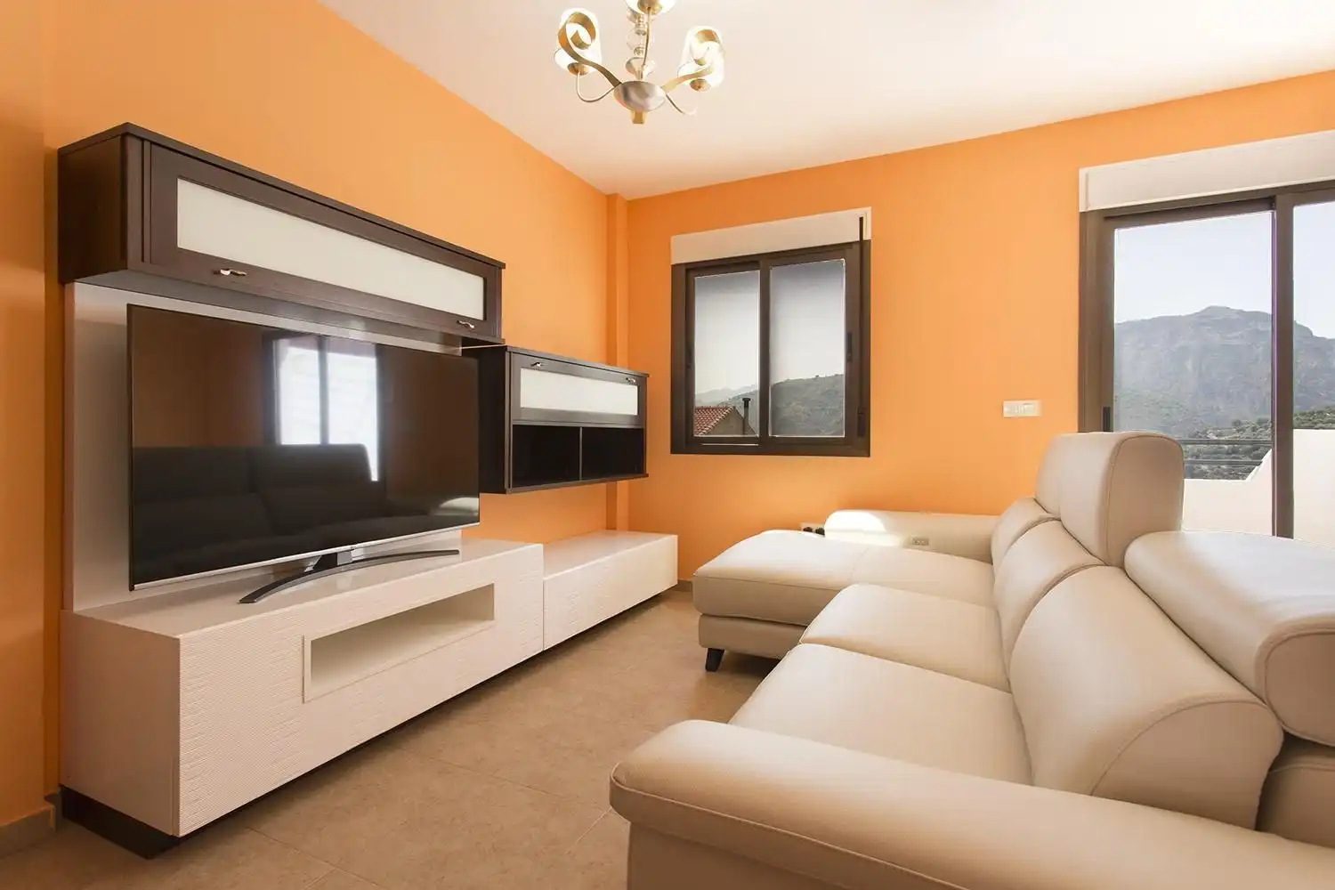 Sala de estar de Dúplex en venta en Lentegí con Aire acondicionado, Terraza y Amueblado