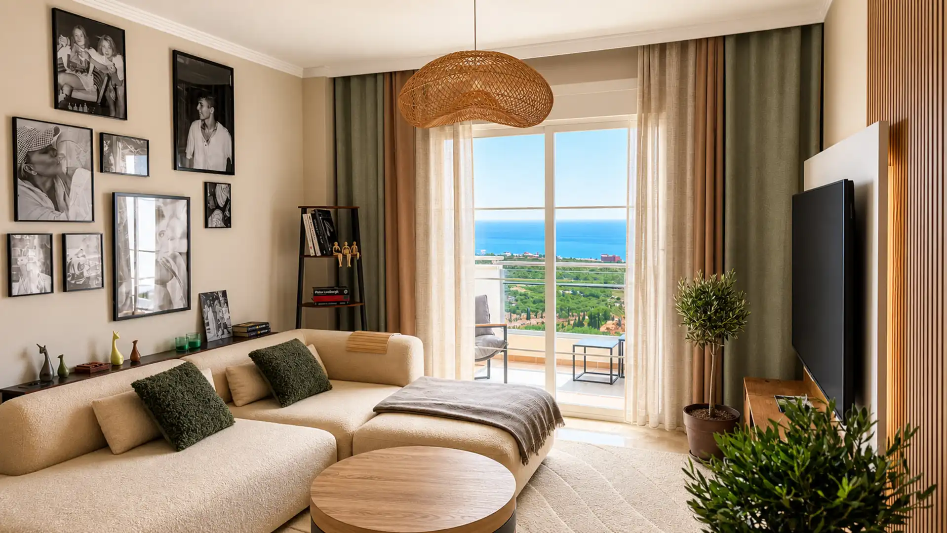 Living room of Apartments for sale in Manilva  with Air Conditioner, Terrace and Storage room