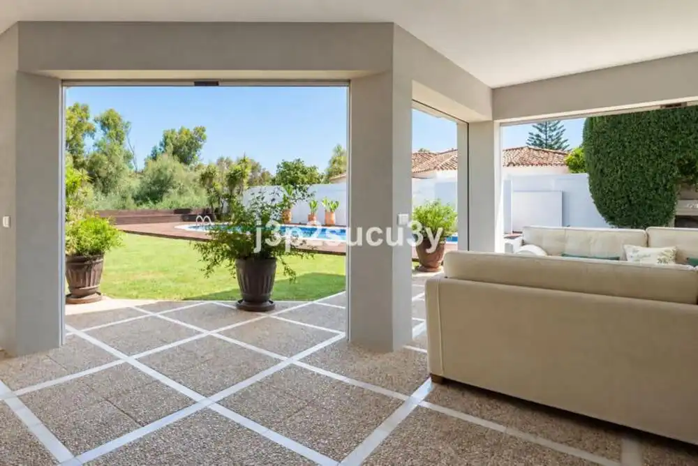 Jardí de Casa o xalet de lloguer en Marbella amb Aire condicionat, Jardí privat i Terrassa