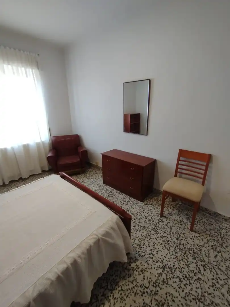 Bedroom of Flat for rent in Ávila  with Heating, Terrace and Furnished