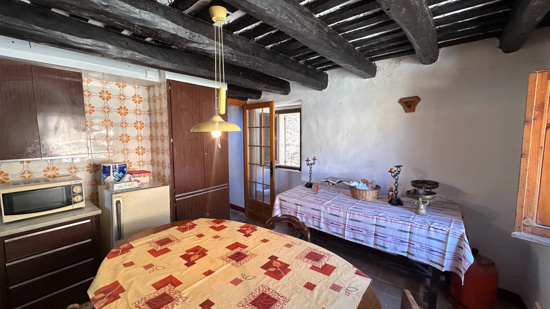 Cuina de Casa adosada en venda en Vidrà amb Traster, Moblat i Forn