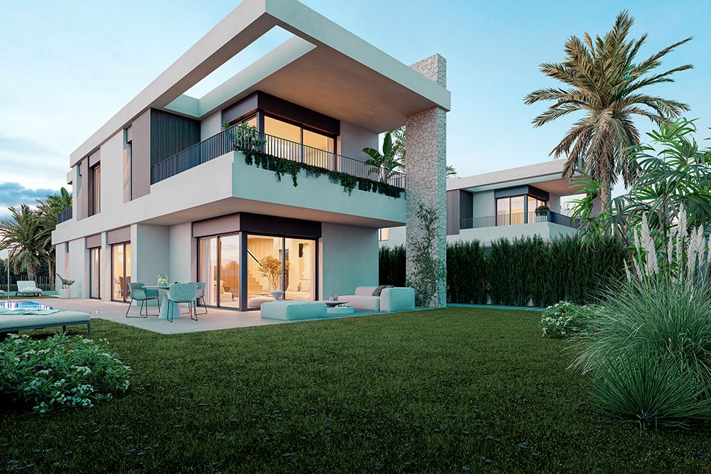 Vista exterior de Casa o xalet en venda en Alicante / Alacant amb Aire condicionat, Calefacció i Jardí privat