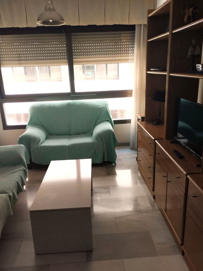 Living room of Apartment to rent in  Granada Capital  with Heating, Furnished and Oven