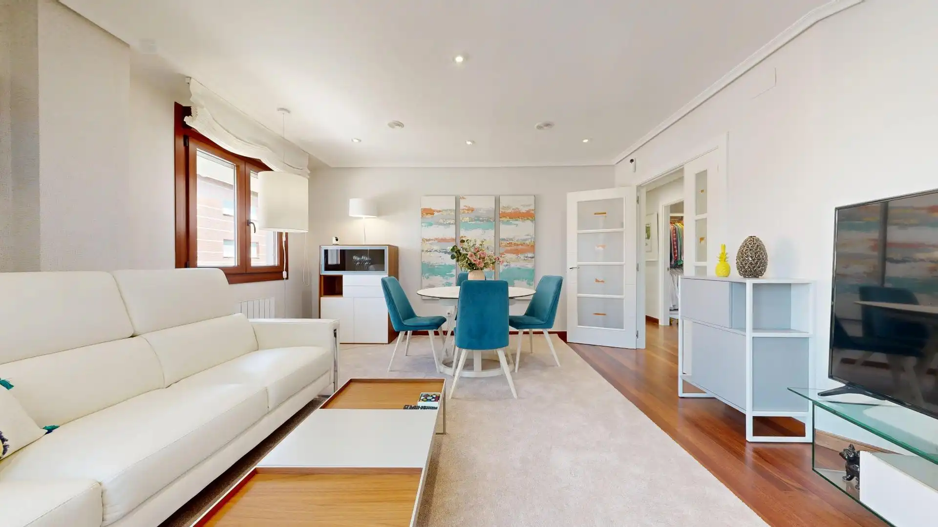 Sala de estar de Ático en venta en Galdakao con Calefacción, Terraza y Trastero