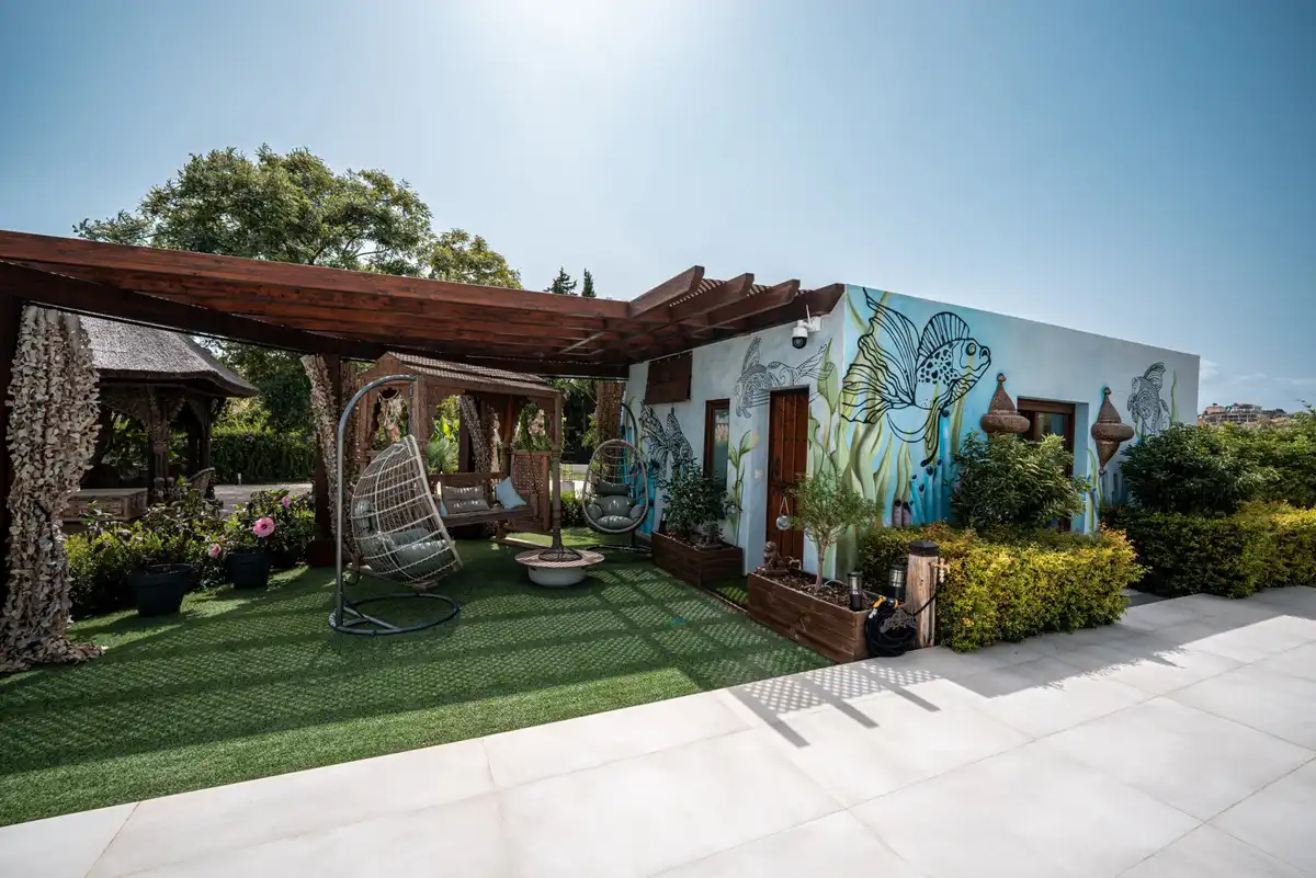 Terrassa de Casa o xalet en venda en Málaga amb Aire condicionat, Terrassa i Piscina