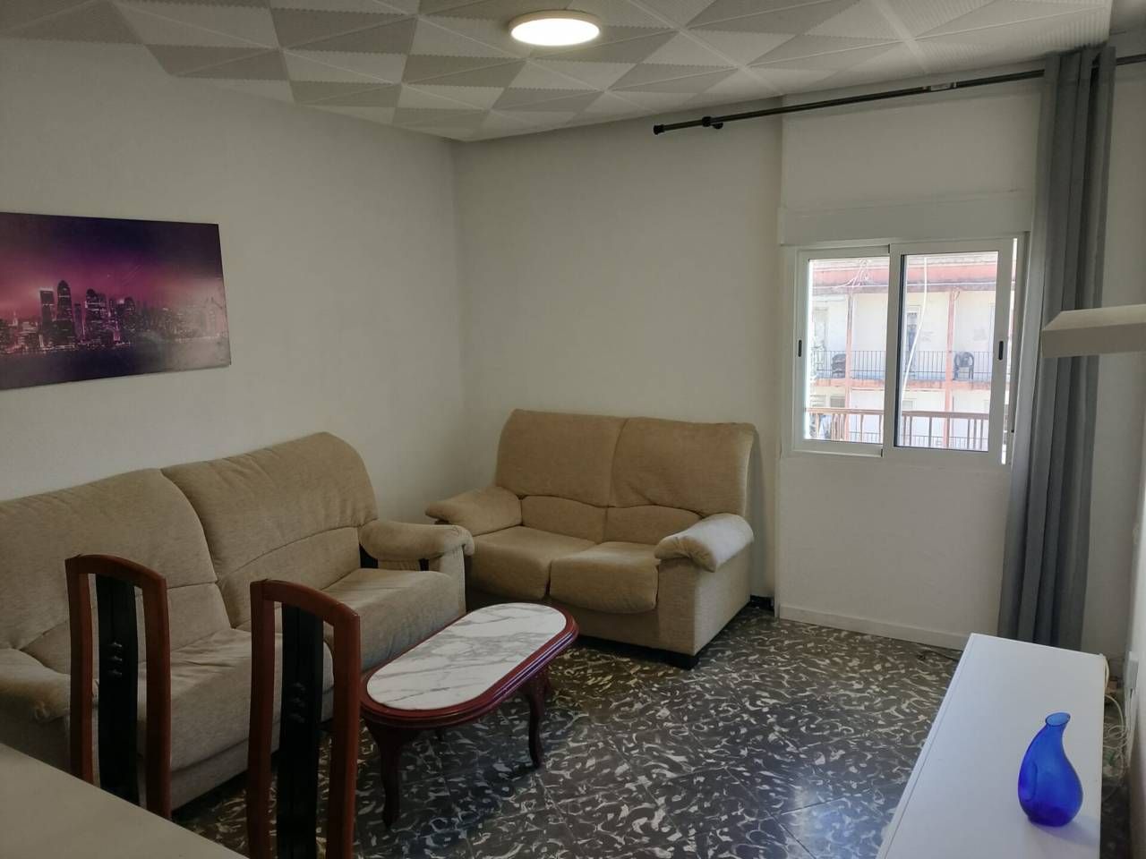 Sala d'estar de Pis en venda en Gandia amb Moblat